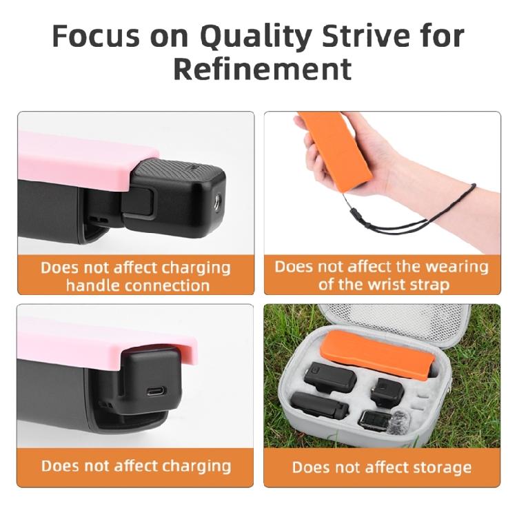 Customs Fit Silicone Protector With Screen And Lens Coverage For Pocket 3 Camera Case Screen Protector Sleeve