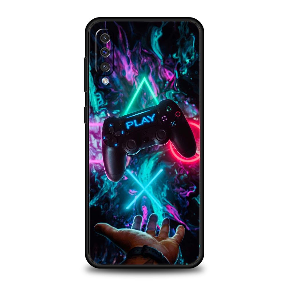 Game Controller Graphic Phone Case for Samsung Galaxy A56 A36 A26 A16 A34 A24 A42 A22 A20 A12 A40 A30 A10 Soft TPU Cover Shell