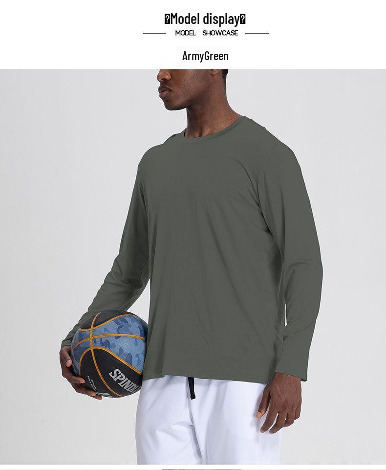 American Basketball Long-Sleeve Quick-Dry Running & Fitness Shirt - Men's Sports Top