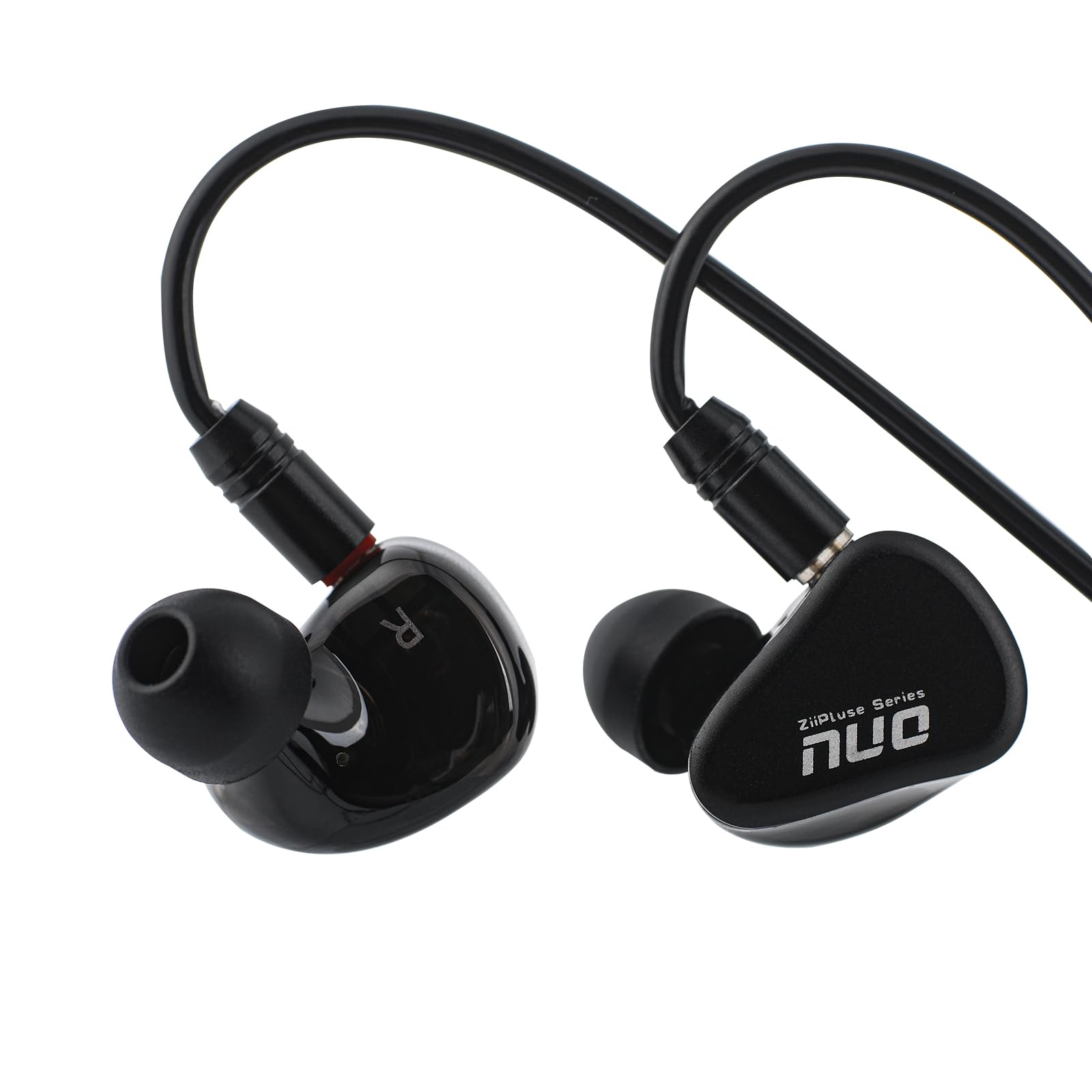 

LINSOUL ZiiGaat NUO 1DD Hybrid HIFI wired earphones Equipped with 10mm LCP diaphragm Cable can be replaced 7N OCC cable is included inner ear чорний