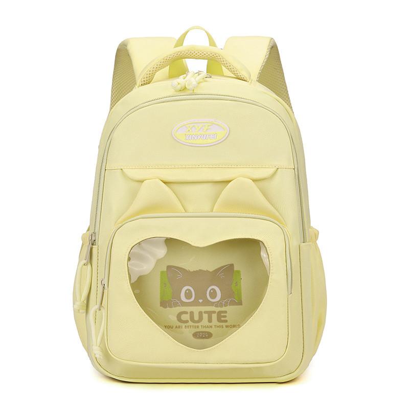 Adorable Kawaii Cat Kids Backpack Lightweight And Spacious For Elementary School Use