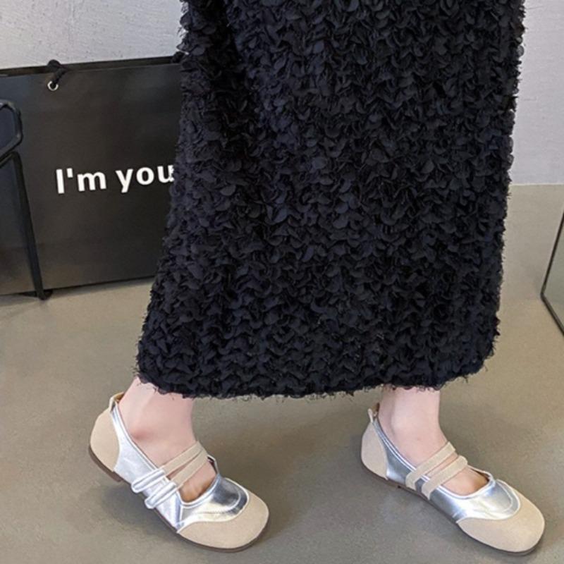 Women's Flats 2025New Casual Single Shoe Mary Jane Shoes for Women Slip-On Loafers Soft Sole Walking Flats Zapatos Mujer