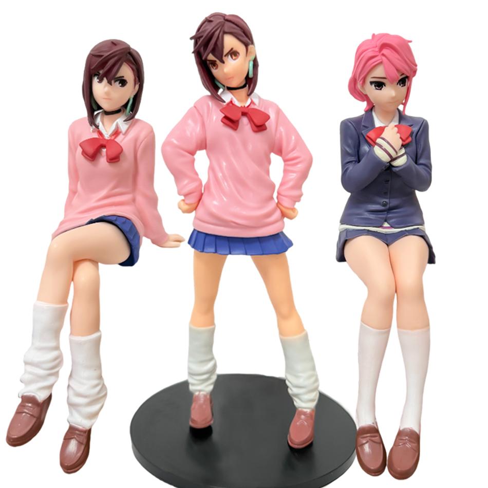 Dandadan Anime Figuren Set 15cm PVC Momo Ayase Aira Shiratori Actionfiguren Schreibtisch Dekoration Sammlerstücke Spielzeug Geschenke Auf Lager