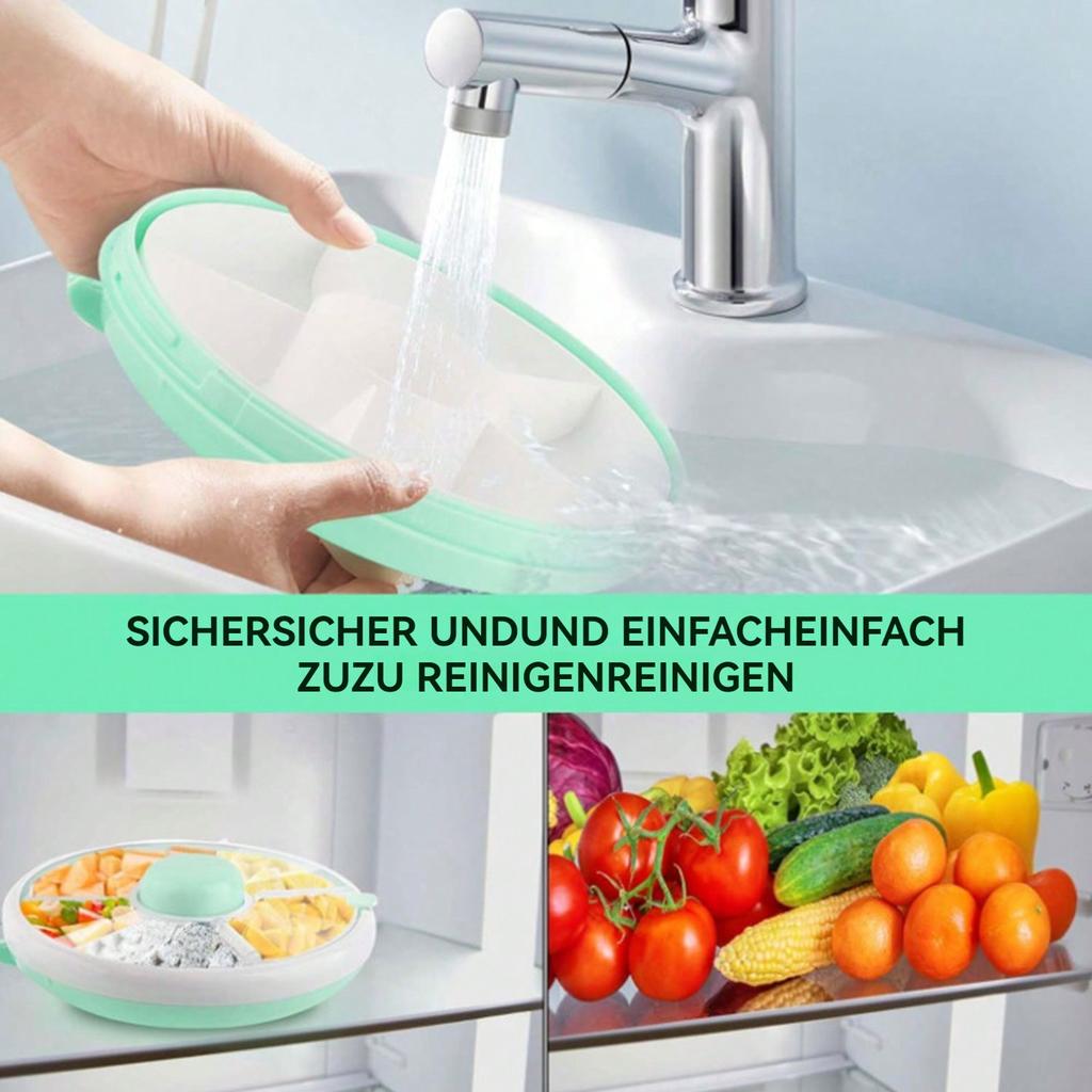 Spinning Snack Container, 360° Rotating ABS Large Capacity Rotating Snack Containers For Kids with Colorful Appearance