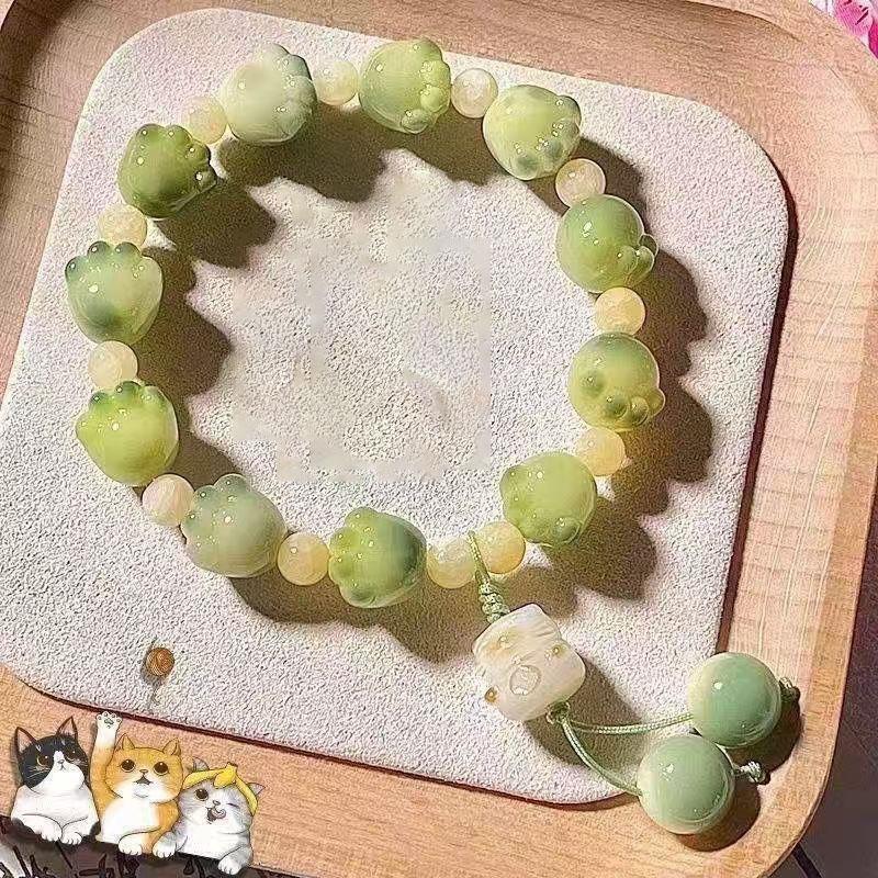 Cat Claw Style Beaded Bracelet for Women Handmade Jewelry Fashion Accessory Birthday PParty Gifts for Friends