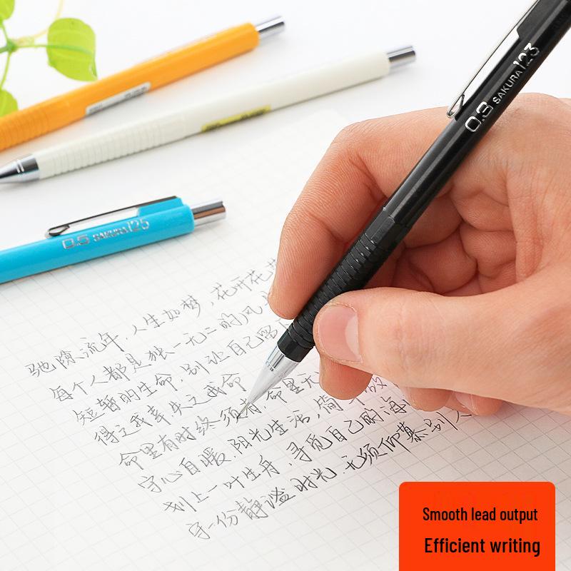 Japan Sakura Mechanical Pencil - 0.3mm, 0.5mm, 0.7mm, 0.9mm for Manga & Hand-painted Design