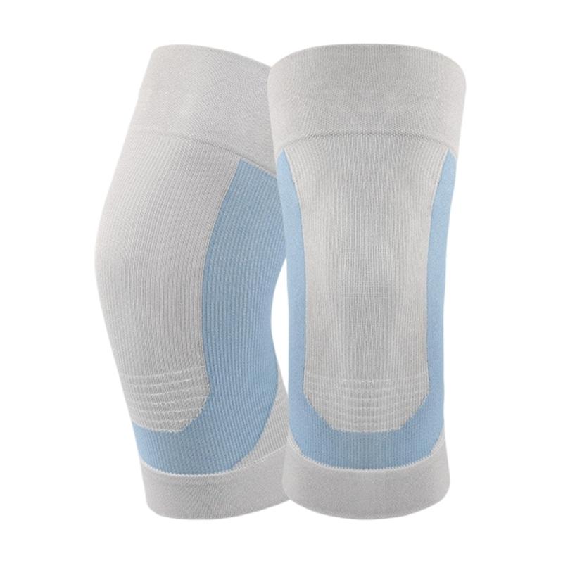 

Pair of Breathable Wrist Supports Knee Pads Polyester and Spandex Ensuring Comfortable in Extended Office Typing M серый