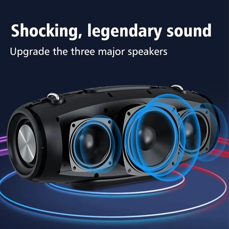 Zealot-S67 60W Portable Bluetooth Speaker Outdoor Party Speaker Big Loud Speaker Excellent Bass Performace 3D Speaker