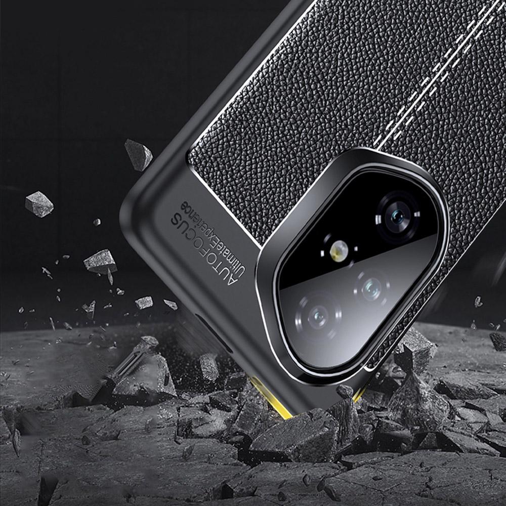 For Honor 300 Case Litchi Texture TPU Flexible Phone Cover,Black