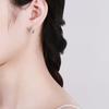 BELLA BOX Luxury Women Stud Earrings Pear Shaped Earrings Wedding Engagement Party Gift
