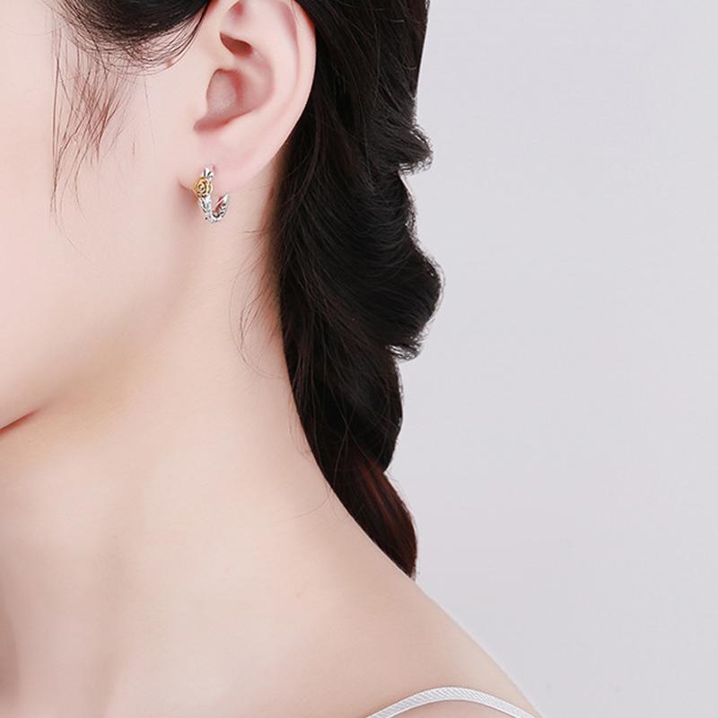 BELLA BOX Luxury Women Stud Earrings Pear Shaped Earrings Wedding Engagement Party Gift