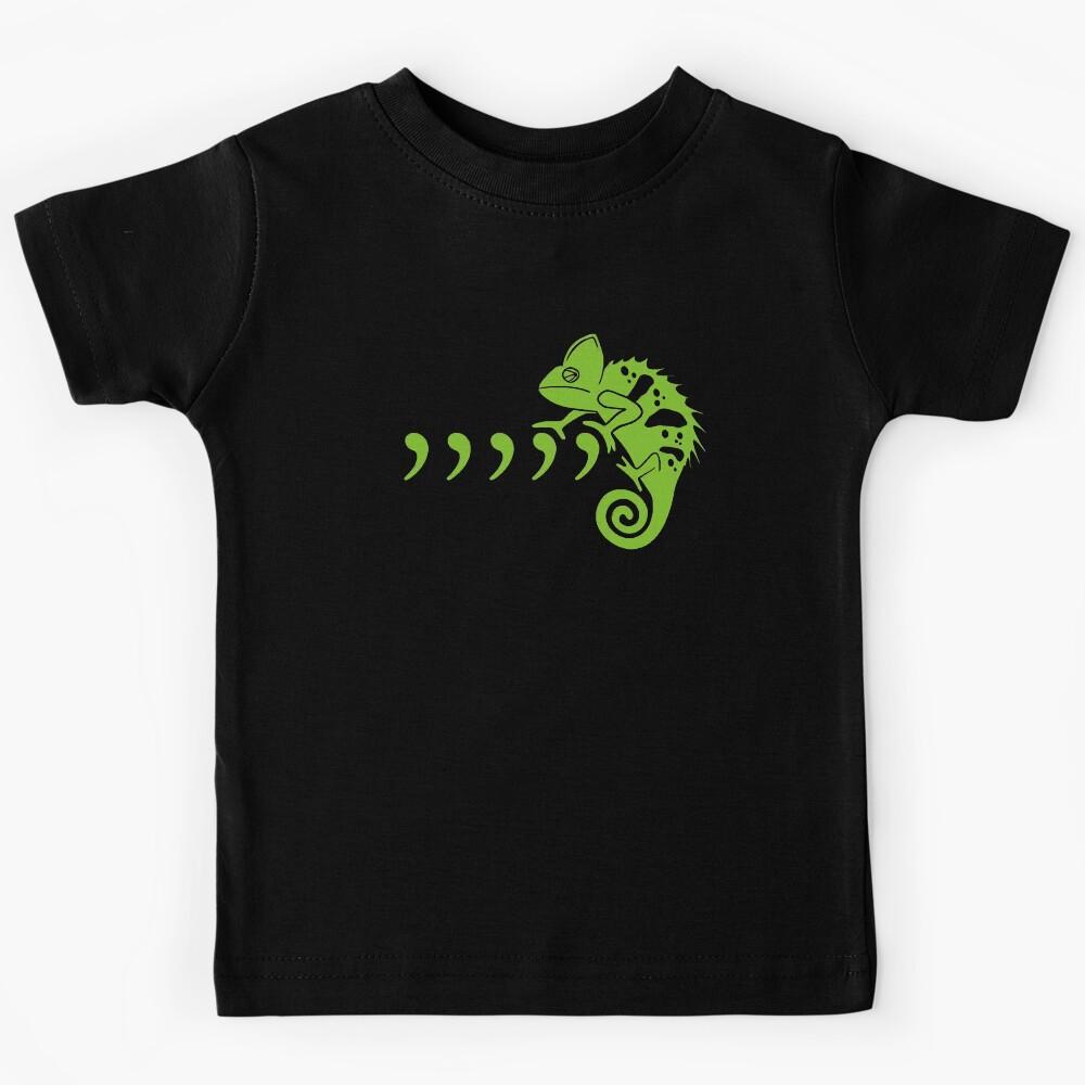 Comma Chameleon Funny 80 s Throwback THE ORIGINAL 80s Music Lyric Kids T-Shirt 160
