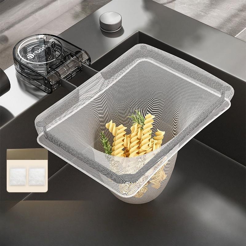 Sink Filter Mesh Frame, Kitchen Suction Cup, Drainage Mesh Frame, Multi-functional Dry-wet Separation, Kitchen Waste Anti-clogging Drainage Basket