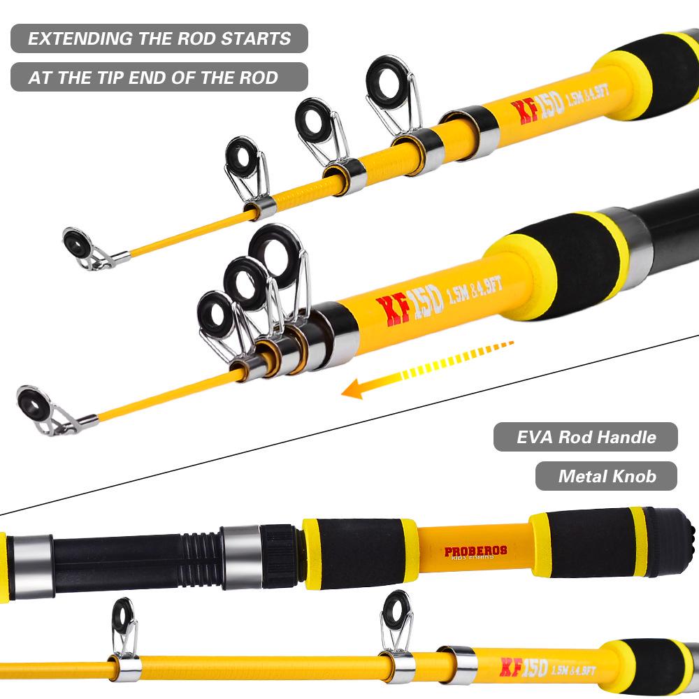 Beginner Long Cast Spinning Sea Fishing Rod & Reel Combo Set (1.5M/1.8M)