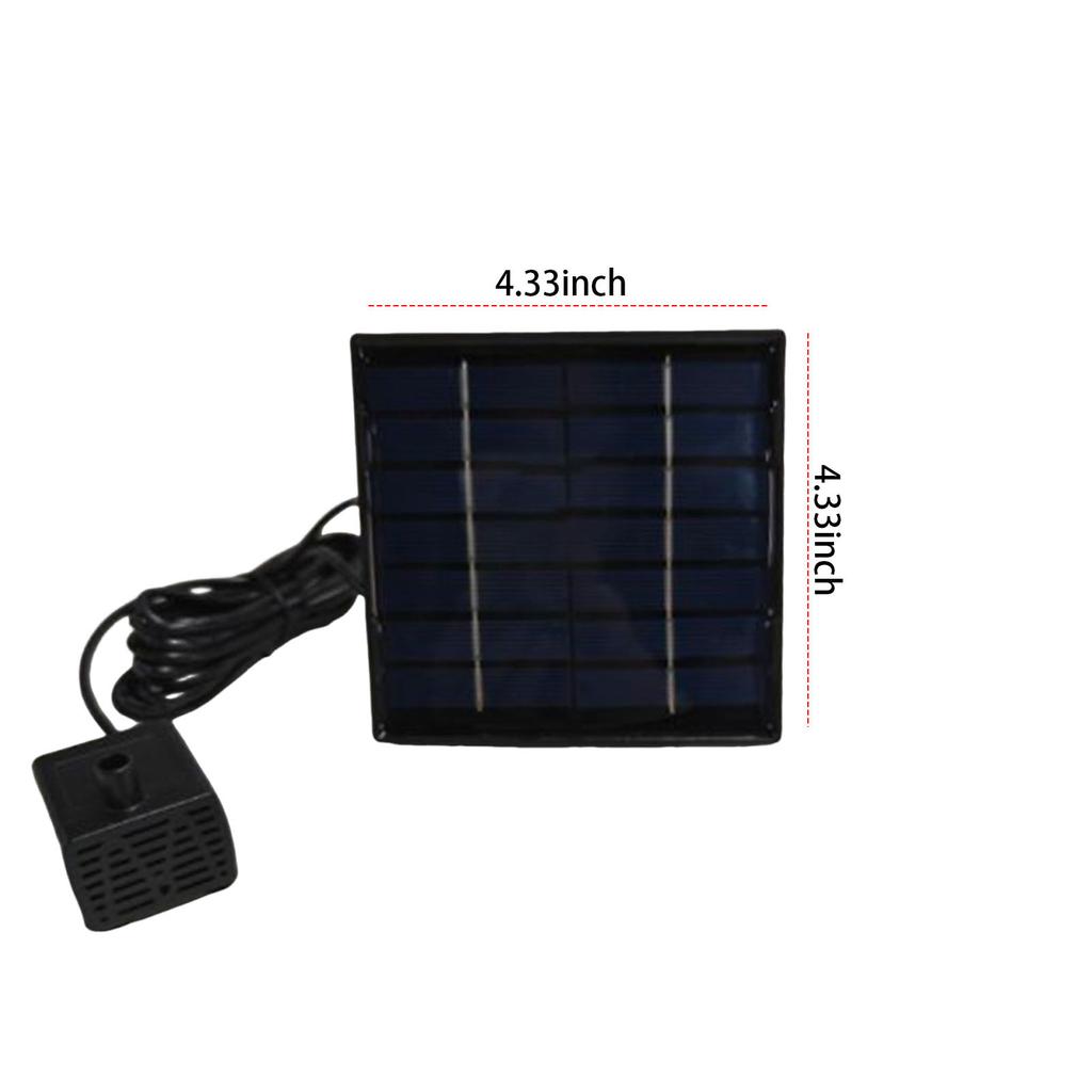 Solar Powered Water Fountain Pump with Multiple Nozzles Solar Fountain Pump Kit for Bird Bath Garden Fish Tank Pond Patio