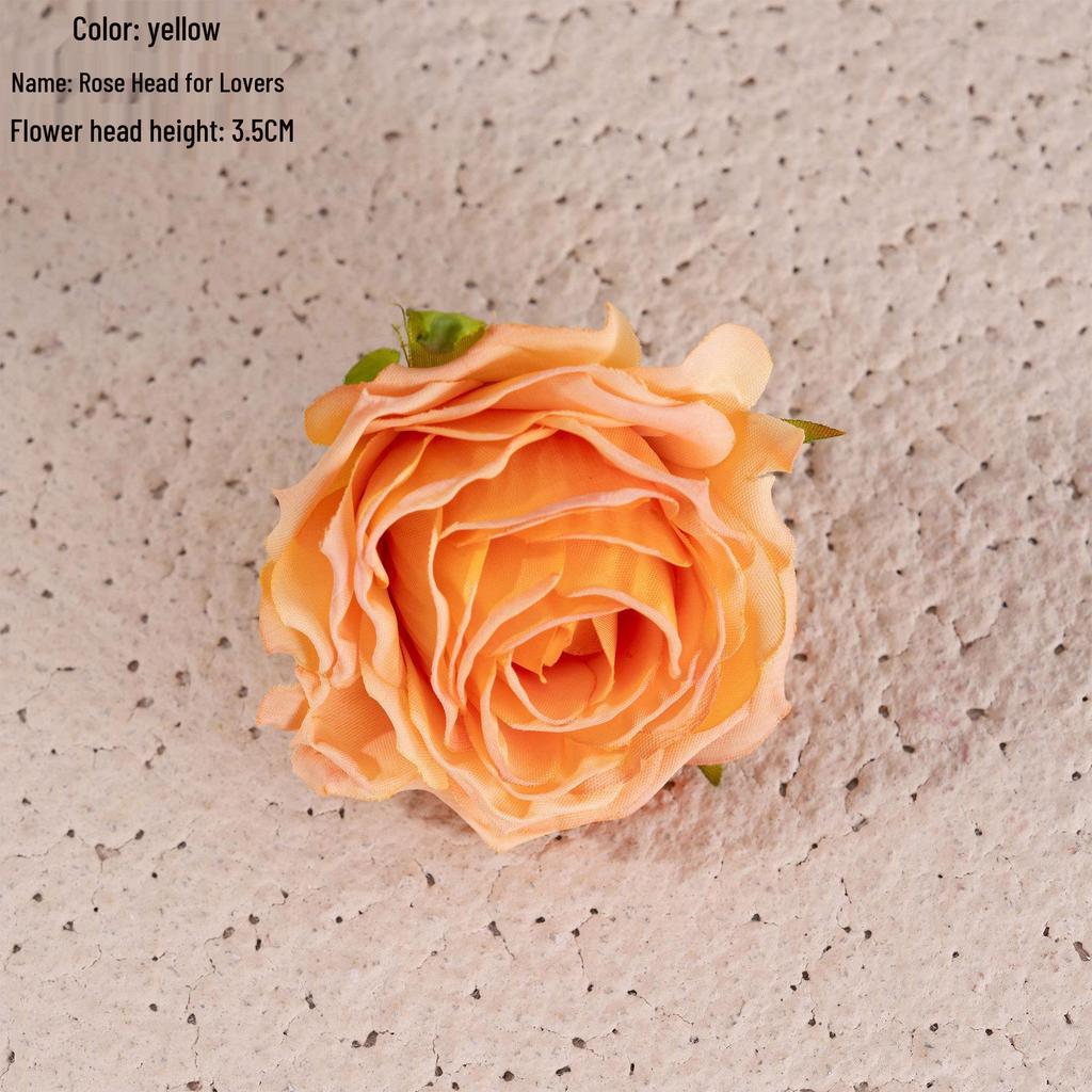 Artificial Rose Flower Heads - Greenery Wedding Decor & Crafts INS Style