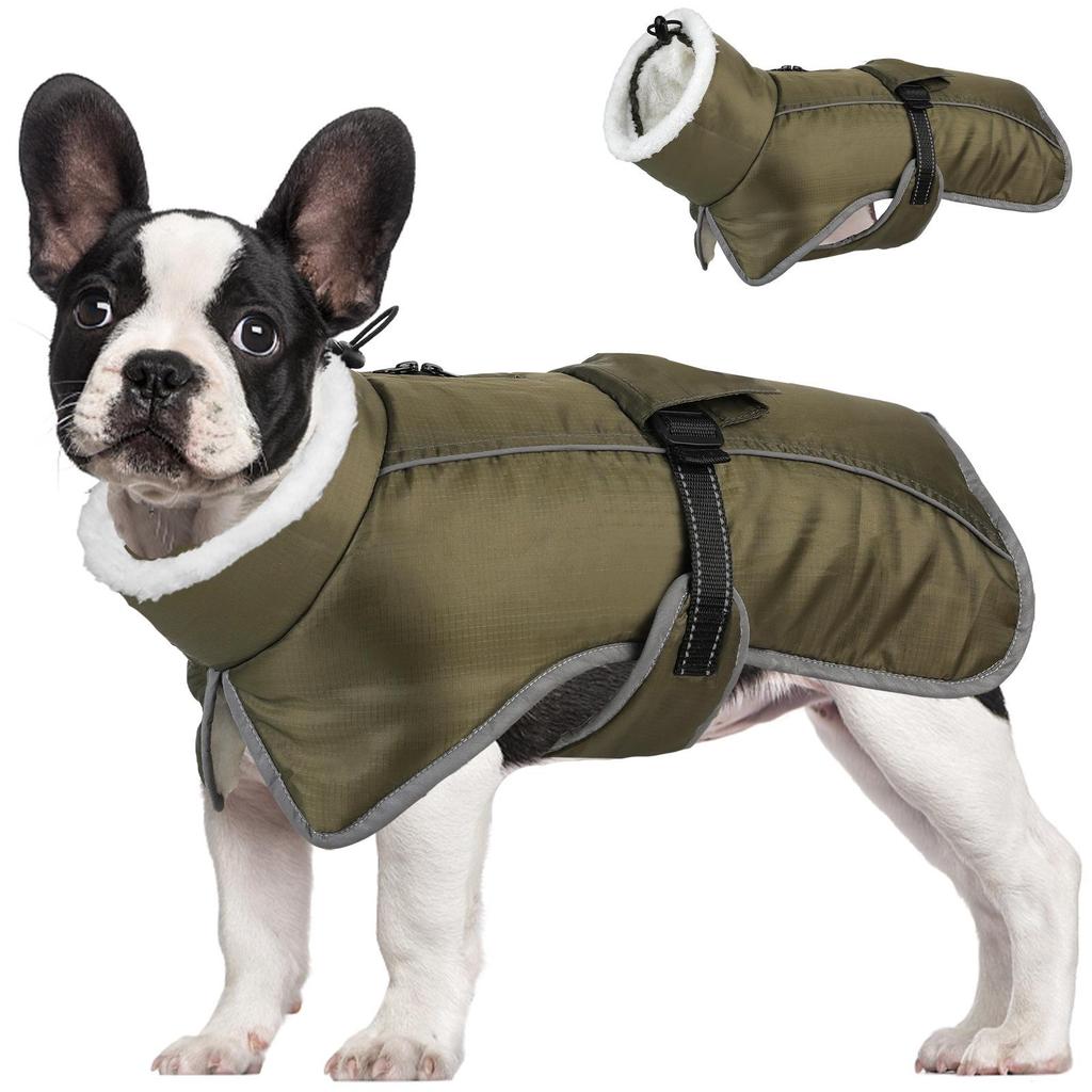 Autumn Winter Waterproof Warm Dog Coat - Cotton Cold Protection Pet Clothing