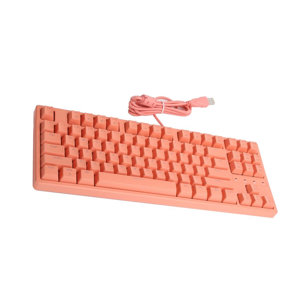 Daidai Computer Keyboard Wired Mechanical Red Shaft 87‑Keys STK130 for Game