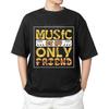 Musik ist meine Liebessprache T-Shirt Herren Damen Oberteile T-Shirts | Unisex Musikliebhaber T-Shirt | Geschenk für Musiker