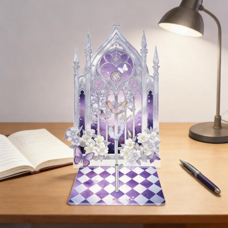 Castles Backdrop Display Stand For Collectible Dolls Adjustable Height Easy Installation Universal Compatibility