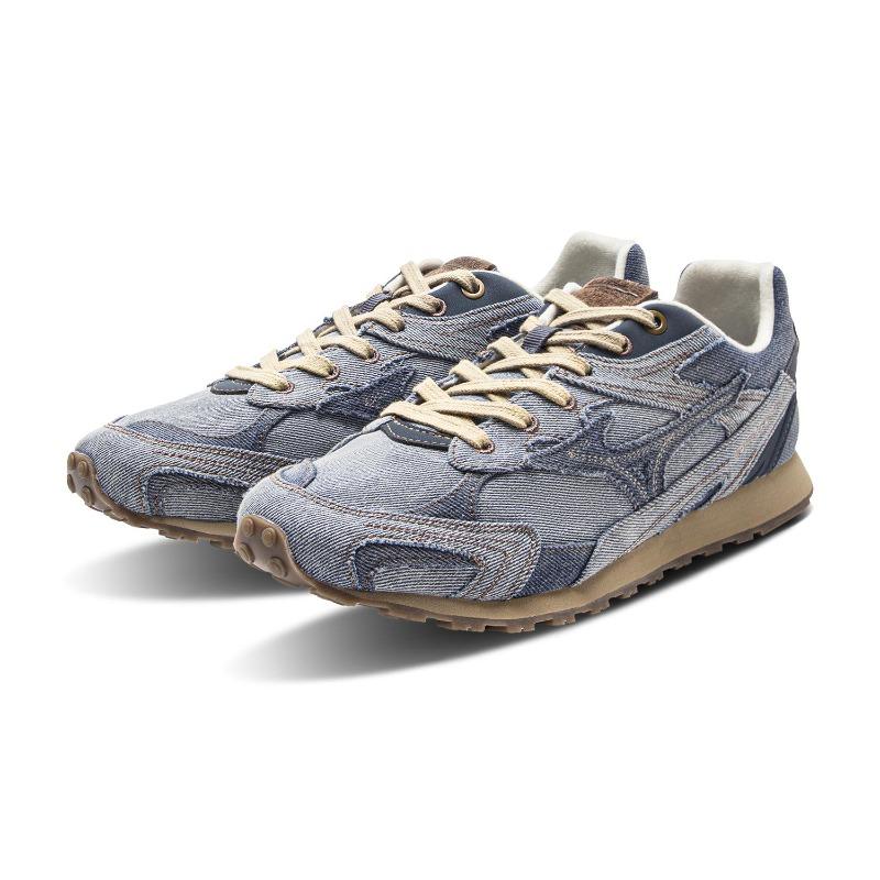 Mizuno LG 60S 2K YONGPU Comfortable Versatile Low Top Lifestyle Casual Shoes Unisex Denim Blue D1GH242109