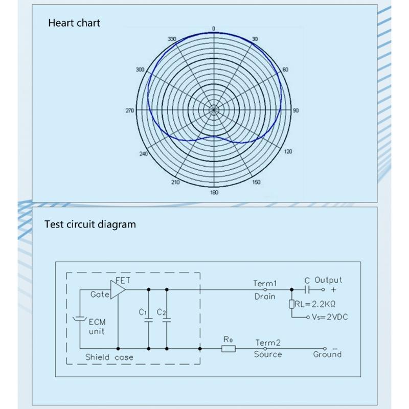 Durability and Reliable Electret Condenser Mic Cores Microphone Component for Enhances Sound Quality in Various Device