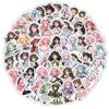 100 Cute Loli Girl Graffiti Stickers for Journals - Waterproof, Decorative, Cartoon-Style Stickers