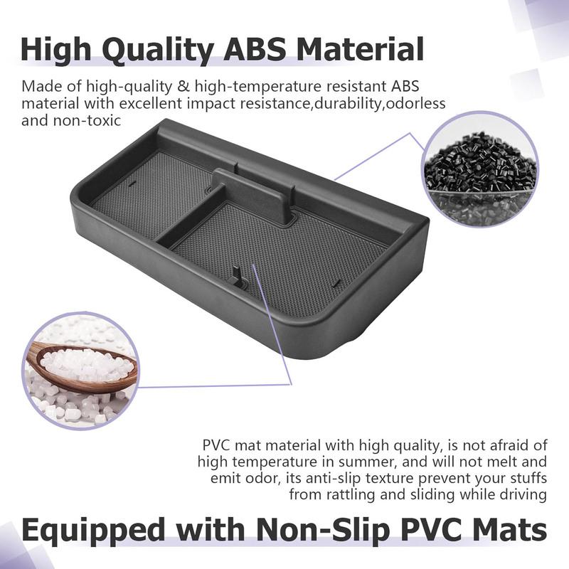 Center Console Dashboard Storage Organizer Tray For Toyota Sienna 2025 XLE/XSE/Limited/Platinum Behind Screen Storage Car Box