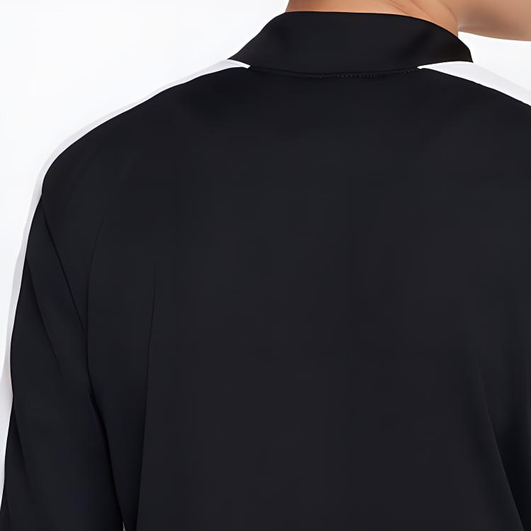 Nike Dri-FIT Color Block Logo Football Training Long Sleeve T-Shirt Kids Tops Black DR1356-010
