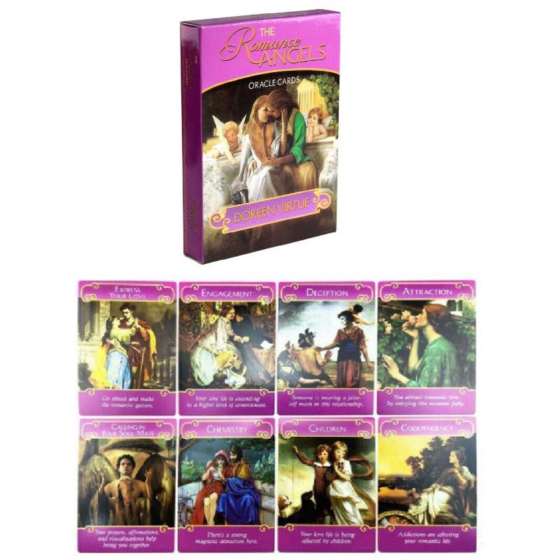 The Angels Romance Oracle Cards Tarot Board Game Toys Family Gathering Props