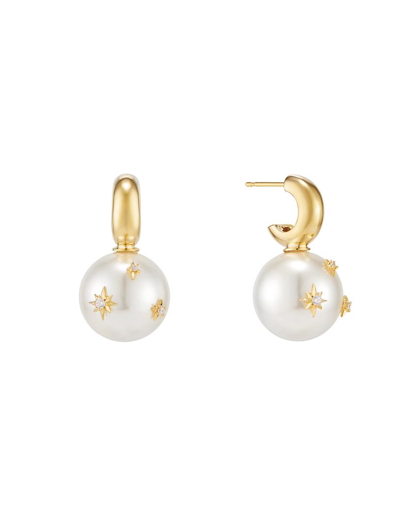 Tatiana Mignon Etoile Pearl Hoop Earrings_Ec1685