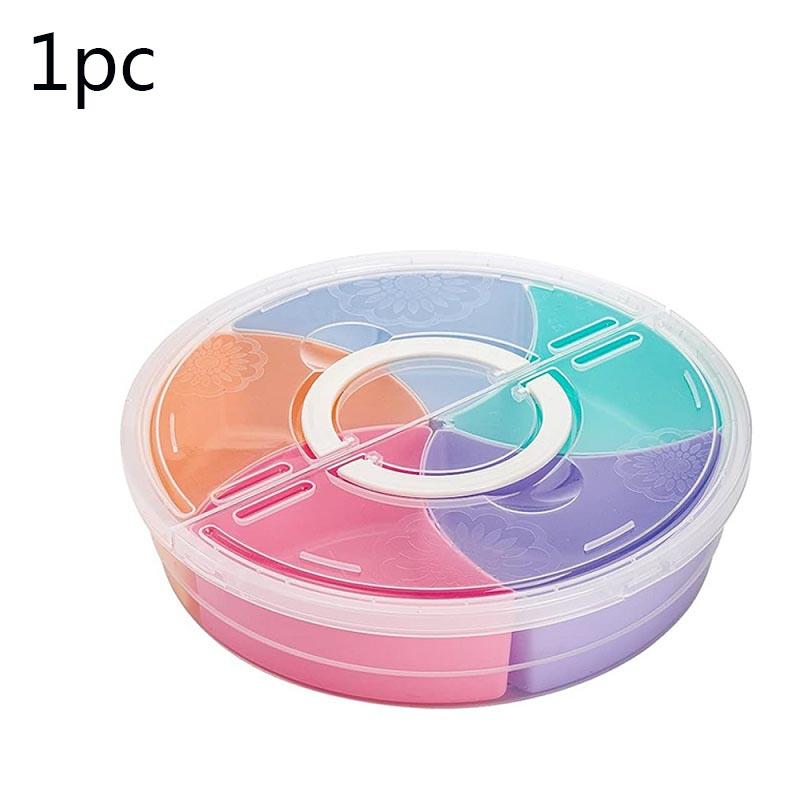 

Multi-function Food Storage Tray with Lid Food Containers Tray To Keep for Nuts and Candy Dried Fruit Snack Plate Serving Platte