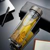 Xinuo Antibacterial Double-Layer Borosilicate Glass Mug