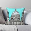 St Pauls Cathedral Square Pillowcase Polyester Linen Velvet Printed Zip Decorative Pillow Case Home Cushion Cover 18"