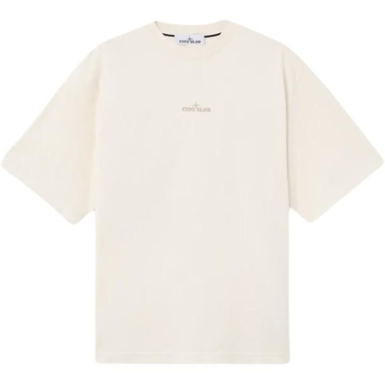 Мужская футболка Stone Island с принтом логотипа, с круглым вырезом, с коротким рукавом, Топы K2S152100037S0197V0093 XL
