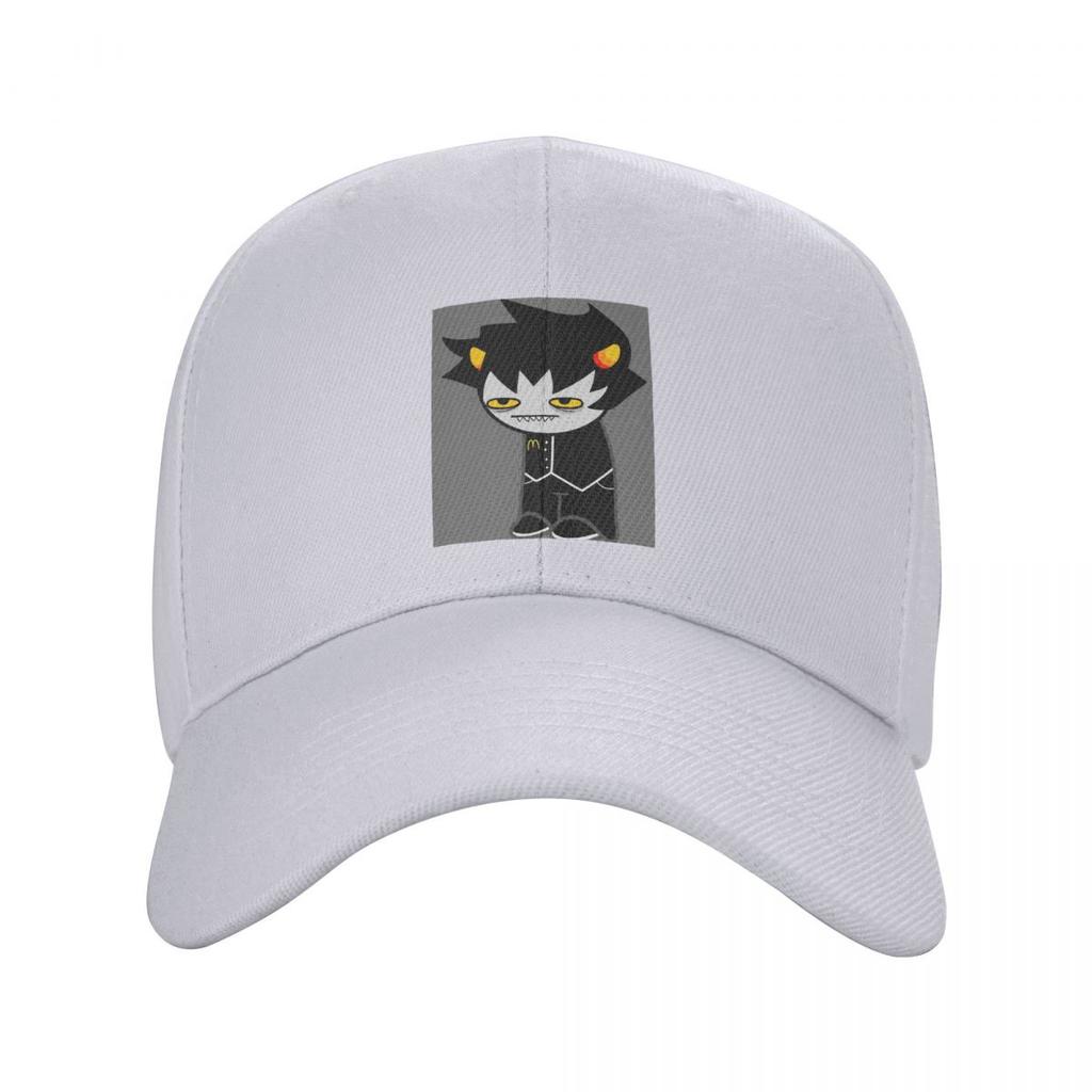 Homestucks Manga Karkat Vantas Print Baseball Caps Snapback Men Women Hats Adjustable Cap Sports Baseball Hat Casquette