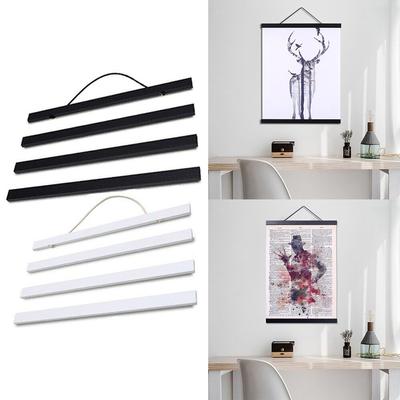 Sleek and Compact 21~51cm Magnetic Poster Hanger Hang Your Posters In Style
