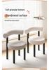 Luxury Makeup Stool: Bedroom Dressing Table Chair with Backrest for Comfortable Manicures