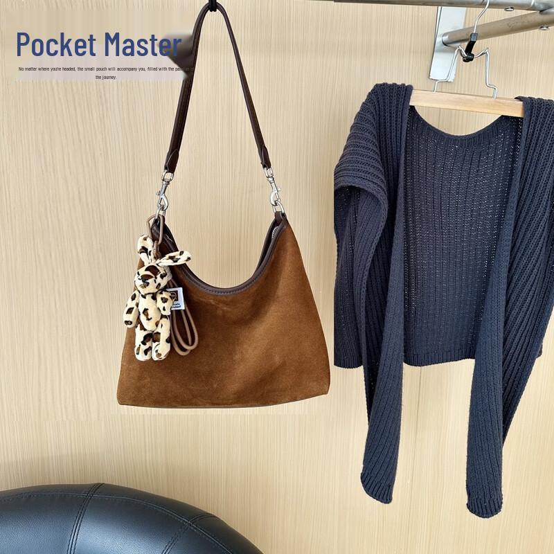 Женская ретро сумка через плечо из матовой кожи