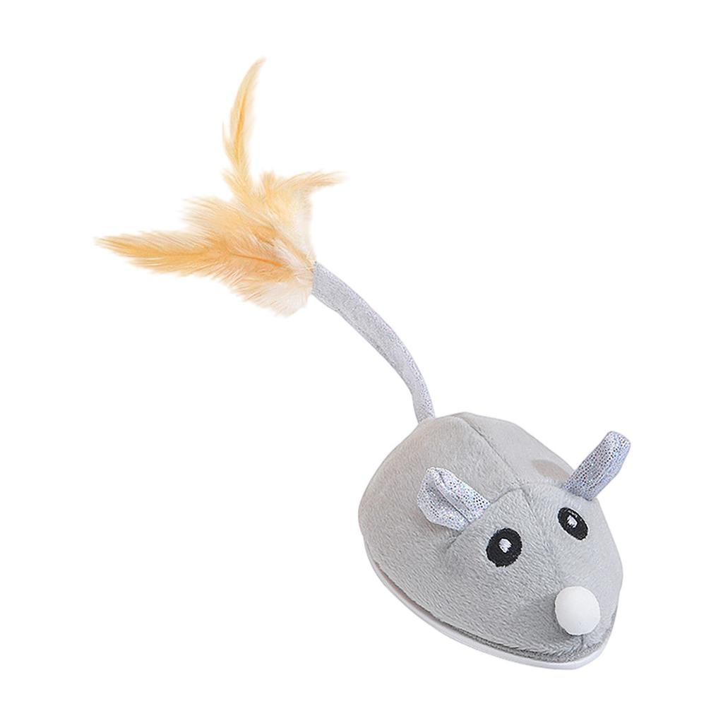 Cat Toy Electric Mouse Toy Feather Cat Toy Automatic Charging Smart Pet Supplies