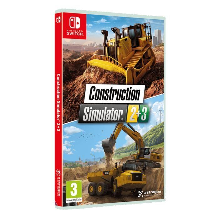 Jeu de simulation - JUST FOR GAMES - Construction Simulator 2+3 - Nintendo Switch - Cartouche - 1 joueur