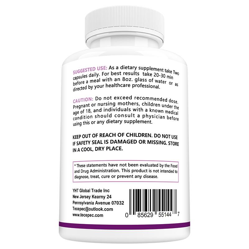 Tecepec Bio-Mariendistel 1200 mg 120 Kapseln - Gesunde Leberfunktion