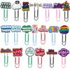 Creative Cartoon Bookmark: Inspirational Colored Paperclip for DIY Office Supplies