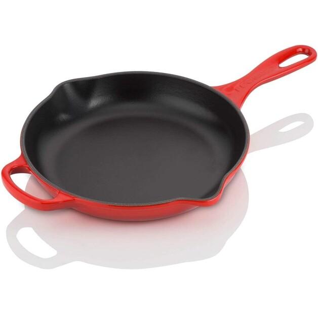 Cast Iron Skillet/serving Dish Le Creuset Signature, Round, 20 Cm, Cherry Red (20182200600422)