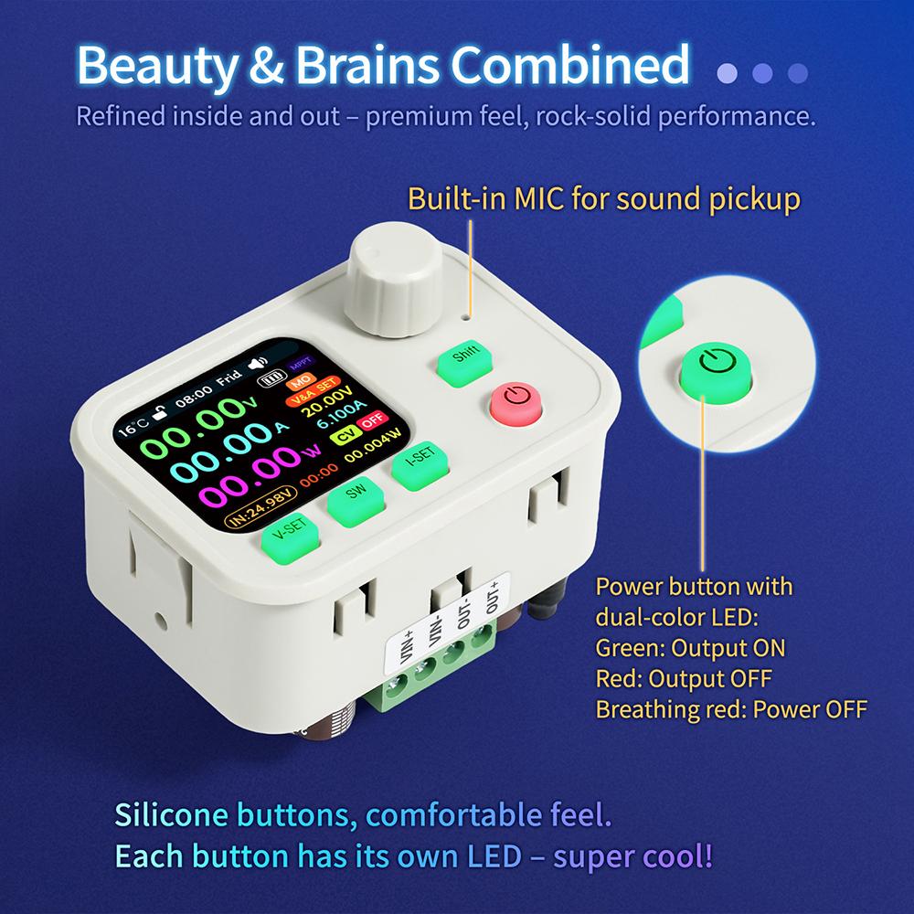 XY6506W / XY6509W Digitally Controlled Adjustable Step-Down Power Supply Constant Voltage Constant Current Bluetooth/Wi-Fi