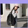 New Wholesale Women's Korean Style Casual College Student Backpack Simple And Versatile Large Capacity Relieve Pressure Travel Bag