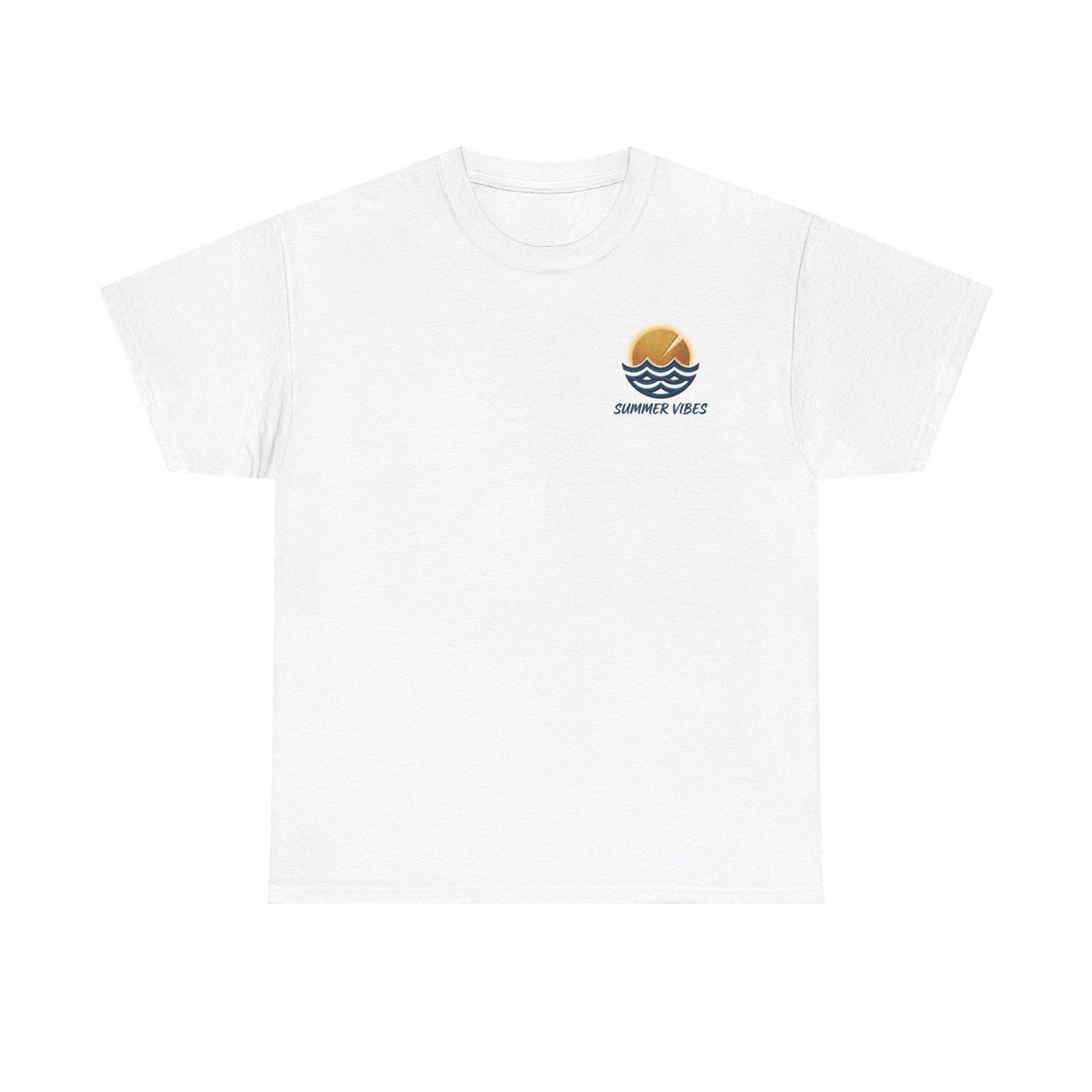 Sunset Waves Summer Vibes T-Shirt | Beach Graphic Tee 3XL