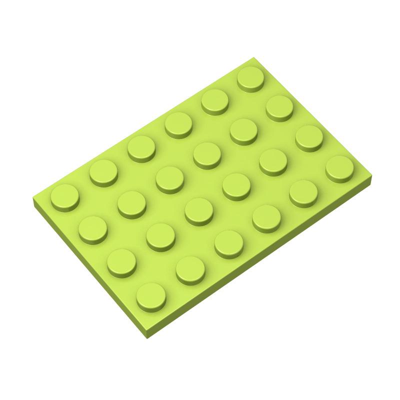 50g/15PCS 3032 Building Blocks Thin Figures Bricks 4x6 Dots 12Color Educational Creative Compatible With Brand Toys for Children