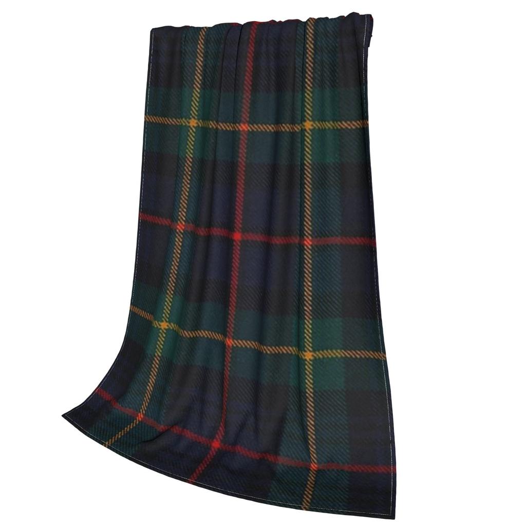 Farquharson Scottish Tartan Blanket Soft Warm Flannel Throw Blanket Bedspread for Bed Living room Picnic Travel Home Sofa