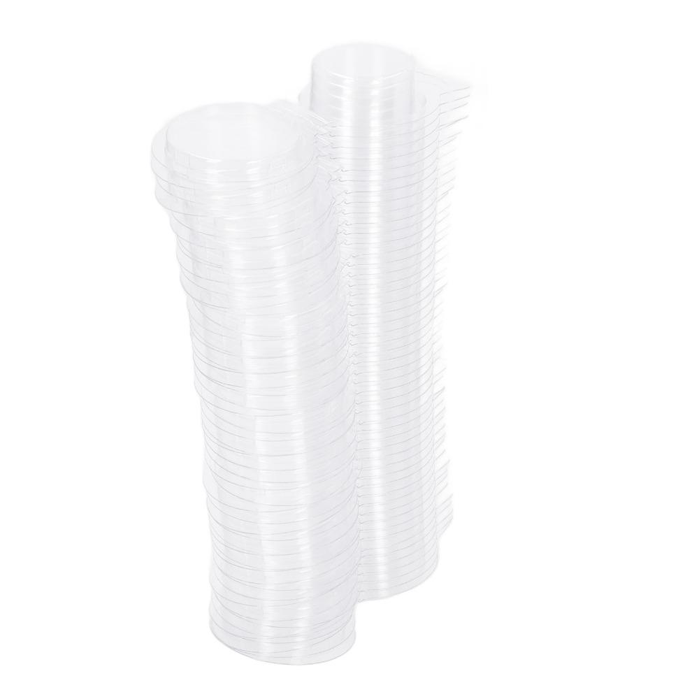 100Pcs Round shape design Clamshell Container 100 pieces per set Round Mold DIY candle crafting